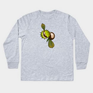 Conkers & Leaves Kids Long Sleeve T-Shirt